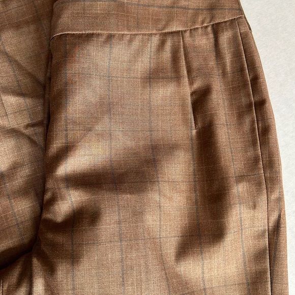 Tailor B. Moss Plaid Lined Trousers Slacks Dress Pants - Picture 12 of 15